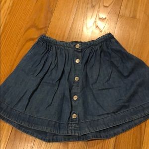 Girls jean skirt